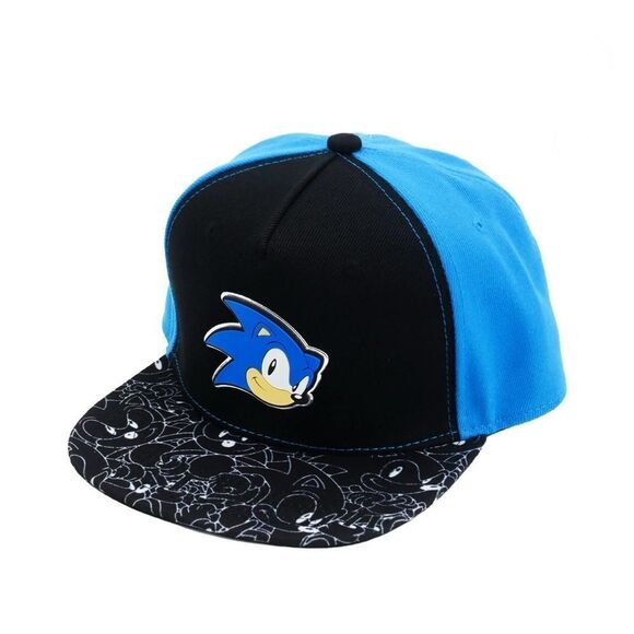 Sonic the Hedgehog Baseball Cap Adjustable Snapback Flat Brim Hat - Picture 5 of 9
